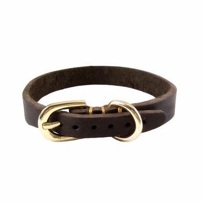 Soft Real Leather Puppy Collar | Adjustable