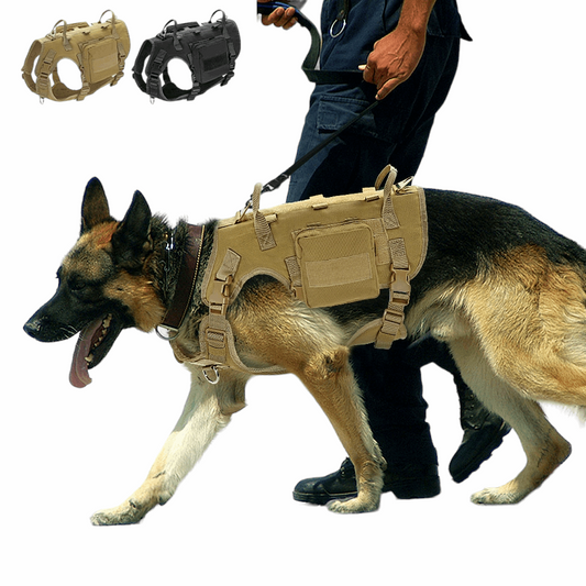 Dog Tactical Harness Molle Vest | Adjustable